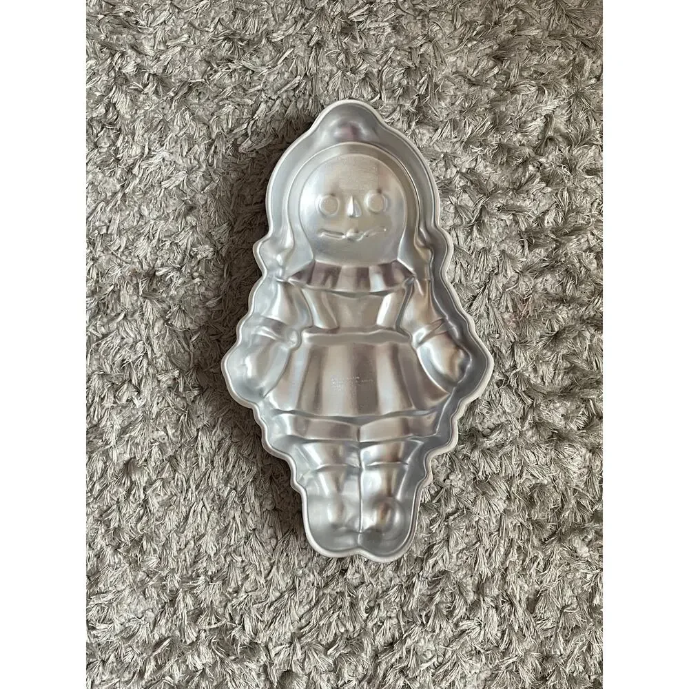 Vintage 1971 Wilton Gingerbread Girl Man Cake Pan Raggedy Ann Doll